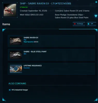 Sabre Raven EX